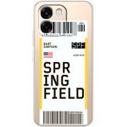 Прозорий чохол BoxFace OPPO A6 Ticket Springfield