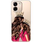 Прозорий чохол BoxFace OPPO A6 Queen and Princess