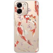 Прозорий чохол BoxFace OPPO A6 Japanese Koi Fish