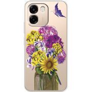 Прозорий чохол BoxFace OPPO A6 My Bouquet