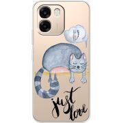 Прозорий чохол BoxFace OPPO A6 Just Love