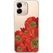 Прозорий чохол BoxFace OPPO A6 Red Poppies