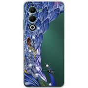 Чохол зі стразами OPPO A5 Peafowl