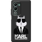 Чорний чохол BoxFace OPPO A5 Cat in Black