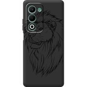 Чорний чохол BoxFace OPPO A5 Lion