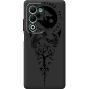 Чорний чохол BoxFace OPPO A5 Hugin and Munin