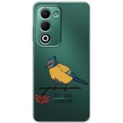 Прозорий чохол BoxFace OPPO A5 Синиця і калина