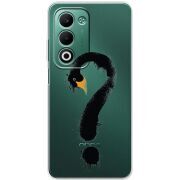 Прозорий чохол BoxFace OPPO A5 Swan question