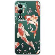 Прозорий чохол BoxFace OPPO A5 Japanese Koi Fish