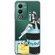 Прозорий чохол BoxFace OPPO A5m City Girl