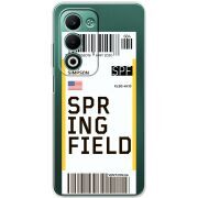 Прозорий чохол BoxFace OPPO A5m Ticket Springfield