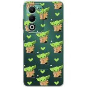 Прозорий чохол BoxFace OPPO A5m Pattern Baby Yoda