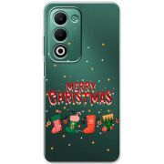 Прозорий чохол BoxFace OPPO A5m Merry Christmas