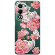 Прозорий чохол BoxFace OPPO A5m Peony Watercolor Style