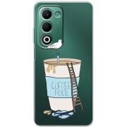 Прозорий чохол BoxFace OPPO A5m Segull in Cofee Pool