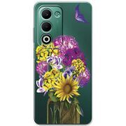 Прозорий чохол BoxFace OPPO A5m My Bouquet