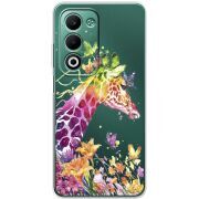 Прозорий чохол BoxFace OPPO A5m Colorful Giraffe