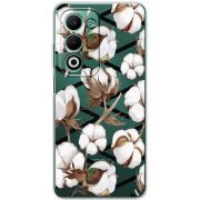 Прозорий чохол BoxFace OPPO A5m Cotton flowers