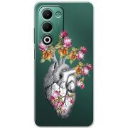 Чохол зі стразами OPPO A5m Heart