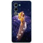 Чохол зі стразами OPPO A5m Girl with Umbrella