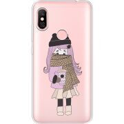 Прозрачный чехол Uprint Xiaomi Redmi Note 6 Pro Winter Morning Girl