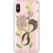 Прозрачный чехол Uprint Xiaomi Redmi Note 6 Pro Cute Mermaid