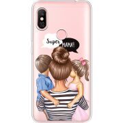 Прозрачный чехол Uprint Xiaomi Redmi Note 6 Pro Super Mama