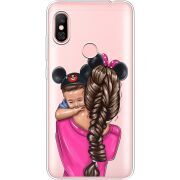 Прозрачный чехол Uprint Xiaomi Redmi Note 6 Pro Mouse Mommy