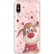 Прозрачный чехол Uprint Xiaomi Redmi Note 6 Pro Winter Deer