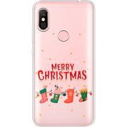 Прозрачный чехол Uprint Xiaomi Redmi Note 6 Pro Merry Christmas