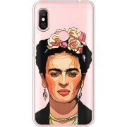 Прозрачный чехол Uprint Xiaomi Redmi Note 6 Pro Фрида Кало
