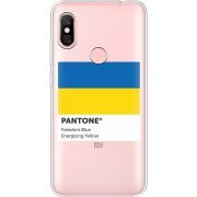 Прозрачный чехол Uprint Xiaomi Redmi Note 6 Pro Pantone вільний синій
