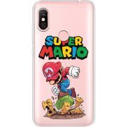 Прозрачный чехол Uprint Xiaomi Redmi Note 6 Pro Super Mario