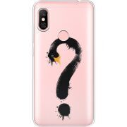 Прозрачный чехол Uprint Xiaomi Redmi Note 6 Pro Swan question