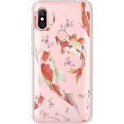 Прозрачный чехол Uprint Xiaomi Redmi Note 6 Pro Japanese Koi Fish