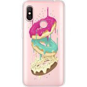 Прозрачный чехол Uprint Xiaomi Redmi Note 6 Pro Donuts