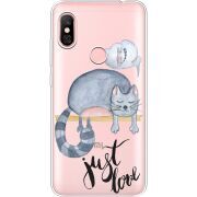 Прозрачный чехол Uprint Xiaomi Redmi Note 6 Pro Just Love