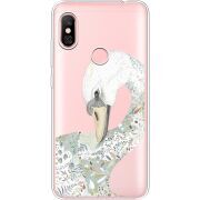 Прозрачный чехол Uprint Xiaomi Redmi Note 6 Pro Swan