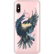 Прозрачный чехол Uprint Xiaomi Redmi Note 6 Pro Eagle