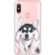 Прозрачный чехол Uprint Xiaomi Redmi Note 6 Pro Husky