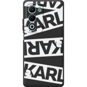 Чорний чохол BoxFace OPPO A5m White Karl