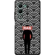 Чорний чохол BoxFace OPPO A5m Man Pattern