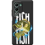 Чорний чохол BoxFace OPPO A5m Fish