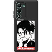 Чорний чохол BoxFace OPPO A5m Attack On Titan - Ackerman