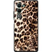 Чорний чохол BoxFace OPPO A5m Леопардовий