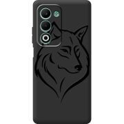 Чорний чохол BoxFace OPPO A5m Wolf