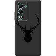 Чорний чохол BoxFace OPPO A5m Deer