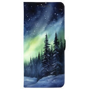 Чохол-книжка Stanford Side Magnet для Motorola G56 Північне сяйво