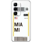 Прозорий чохол BoxFace Infinix Hot 60 Pro Plus Ticket Miami