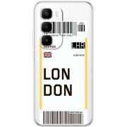 Прозорий чохол BoxFace Infinix Hot 60 Pro Plus Ticket London